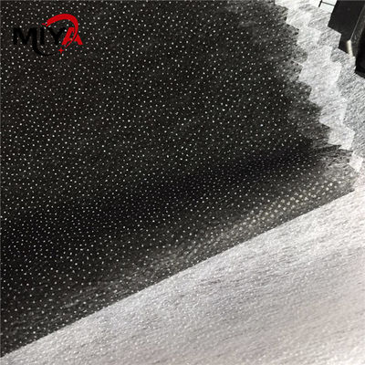 পোষাক চারকোল অ বোনা Fusible ইন্টারলাইনিং 50gsm